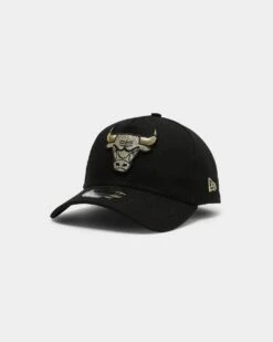 New Era Chicago Bulls 9FORTY A-Frame Snapback Black/Gold