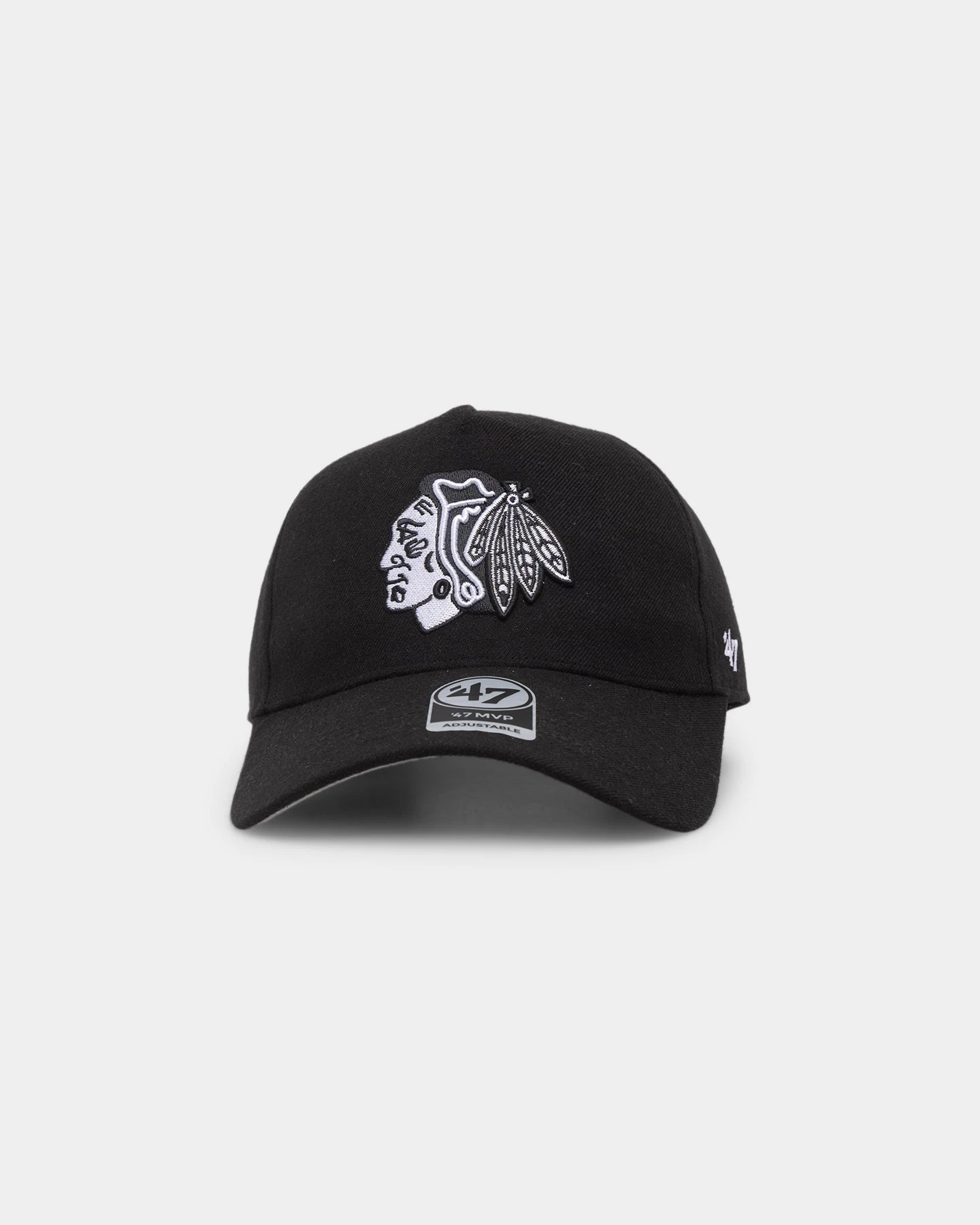 47 Brand Chicago Blackhawks MVP DT Snapback Black/White '47 BRAND 47 Brand Chicago Blackhawks MVP DT Snapback Black/White -Mitchell & Ness Shop 01014683 YB012 default 000010