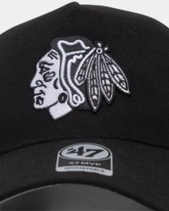 '47 BRAND 47 Brand Chicago Blackhawks MVP DT Snapback Black/White 6 '47 BRAND 47 Brand Chicago Blackhawks MVP DT Snapback Black/White -Mitchell & Ness Shop 01014683 YB012 default 000050