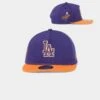 New Era Los Angeles Dodgers "Purple Valley" Old Golfer Snapback Purple/Orange -Mitchell & Ness Shop 01023638 YP227 default 0010