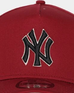New Era New York Yankees 9FORTY A-Frame Snapback Cardinal/Black/Stone -Mitchell & Ness Shop 01025019 YC208 default 0050
