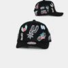 Mitchell & Ness San Antonio Spurs 'Hand Drawn Doodle' Pro Crown Snapback Black -Mitchell & Ness Shop 01026589 YB001 default 0010