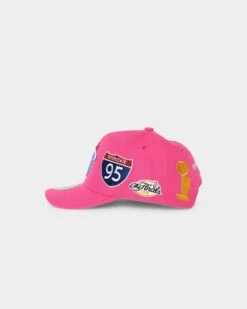 Mitchell & Ness Miami Heat 'Highway' Pro Crown Snapback Pink -Mitchell & Ness Shop 01026597 YP001 default 0040