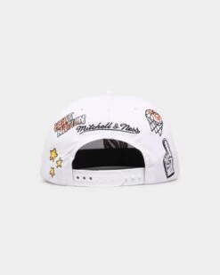 Mitchell & Ness Miami Heat 'Hand Drawn' Original Fit Snapback White -Mitchell & Ness Shop 01026635 YW100 default 0020