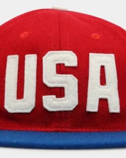 Ebbets Field Flannels USA National Team 1956 Strapback Red -Mitchell & Ness Shop 01027924 YR001 default 0050