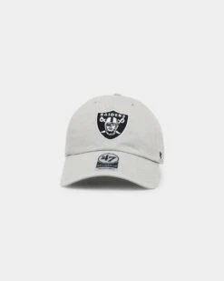 '47 BRAND 47 Brand Las Vegas Raiders 47 Clean Up Strapback Grey