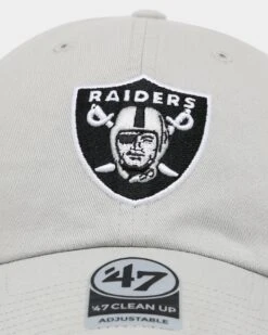 '47 BRAND 47 Brand Las Vegas Raiders 47 Clean Up Strapback Grey -Mitchell & Ness Shop 01028426 YQ001 default 0050
