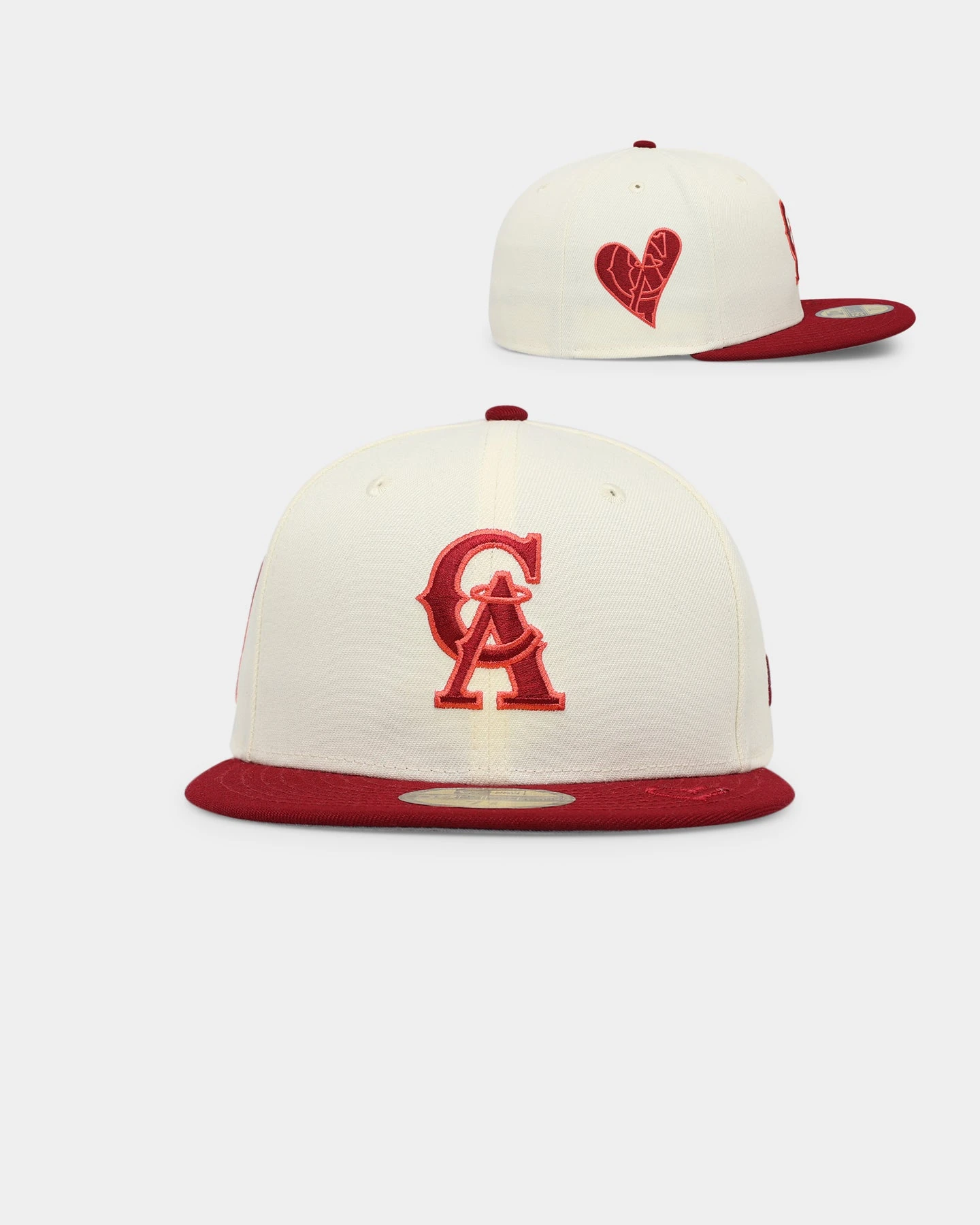 New Era California Angels 'Certified Lover 2.0' 59FIFTY Fitted Chrome White New Era California Angels 'Certified Lover 2.0' 59FIFTY Fitted Chrome White -Mitchell & Ness Shop 01028538 YC458 default 0010