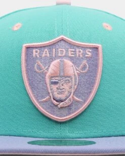 New Era Oakland Raiders 'Easter' 59FIFTY Fitted Turquoise -Mitchell & Ness Shop 01028824 YT600 default 0050