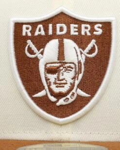 New Era Las Vegas Raiders 'Toasted Peanut' 59FIFTY Fitted Chrome -Mitchell & Ness Shop 01028880 YC808 default 0050