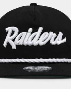 New Era Las Vegas Raiders 'Throwback Raiders' Golfer Snapback Black -Mitchell & Ness Shop 01028886 YB001 default 0050