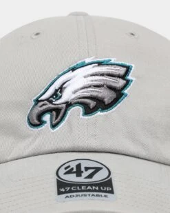'47 BRAND 47 Brand Philadelphia Eagles 47 Clean Up Strapback Grey -Mitchell & Ness Shop 01029261 YQ001 default 0050