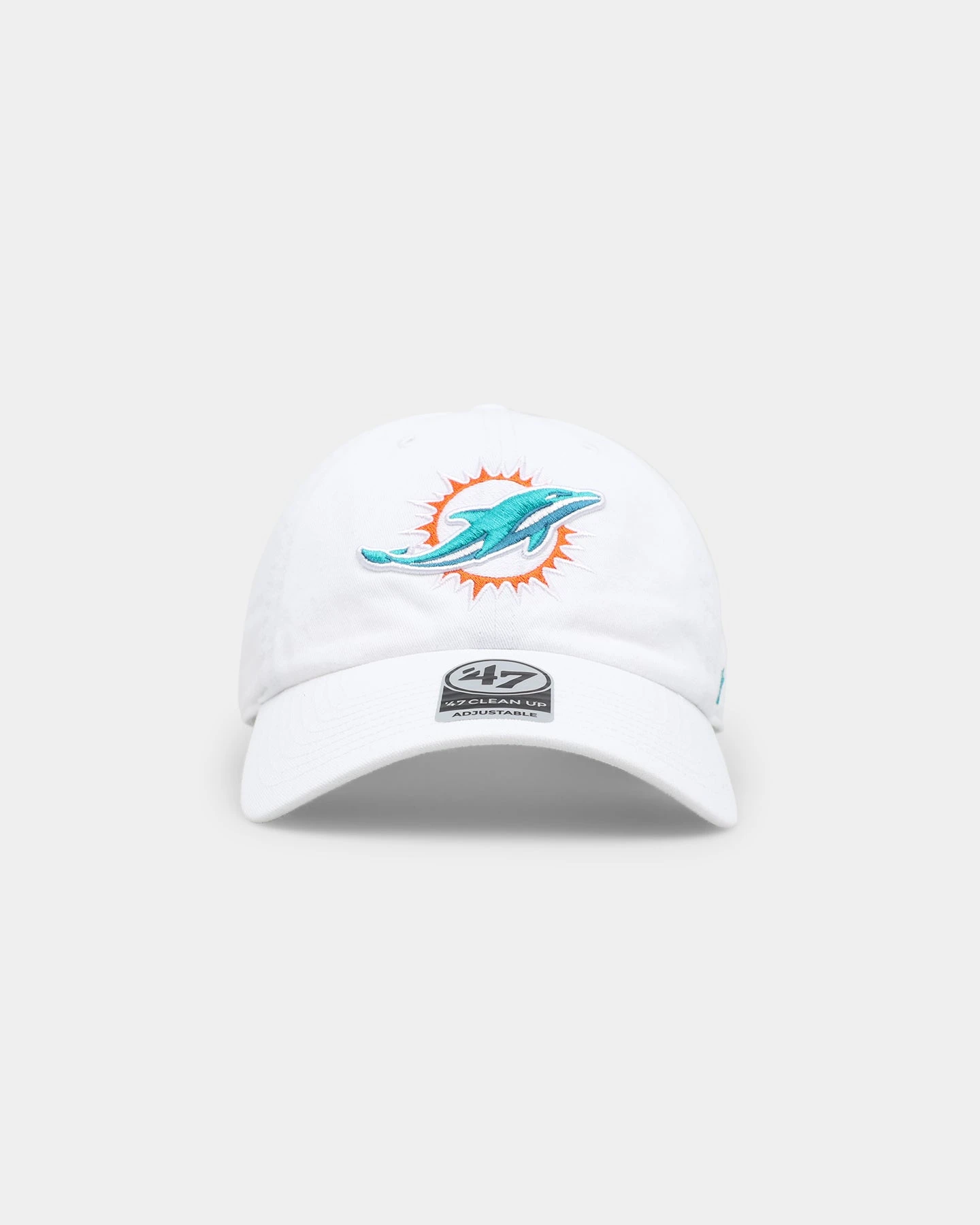 47 Brand Miami Dolphins '47 Clean Up Strapback White '47 BRAND 47 Brand Miami Dolphins '47 Clean Up Strapback White -Mitchell & Ness Shop 01029437 YW100 default 0010