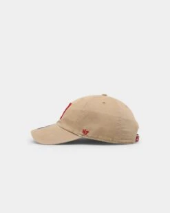 '47 BRAND 47 Brand Alabama Crimson '47 Clean Up Strapback Khaki 5 '47 BRAND 47 Brand Alabama Crimson '47 Clean Up Strapback Khaki -Mitchell & Ness Shop 01029513 YK001 default 0040
