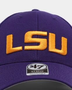 '47 BRAND 47 Brand Louisiana State Tigers LSU '47 MVP Strapback Purple -Mitchell & Ness Shop 01029549 YP200 default 0050
