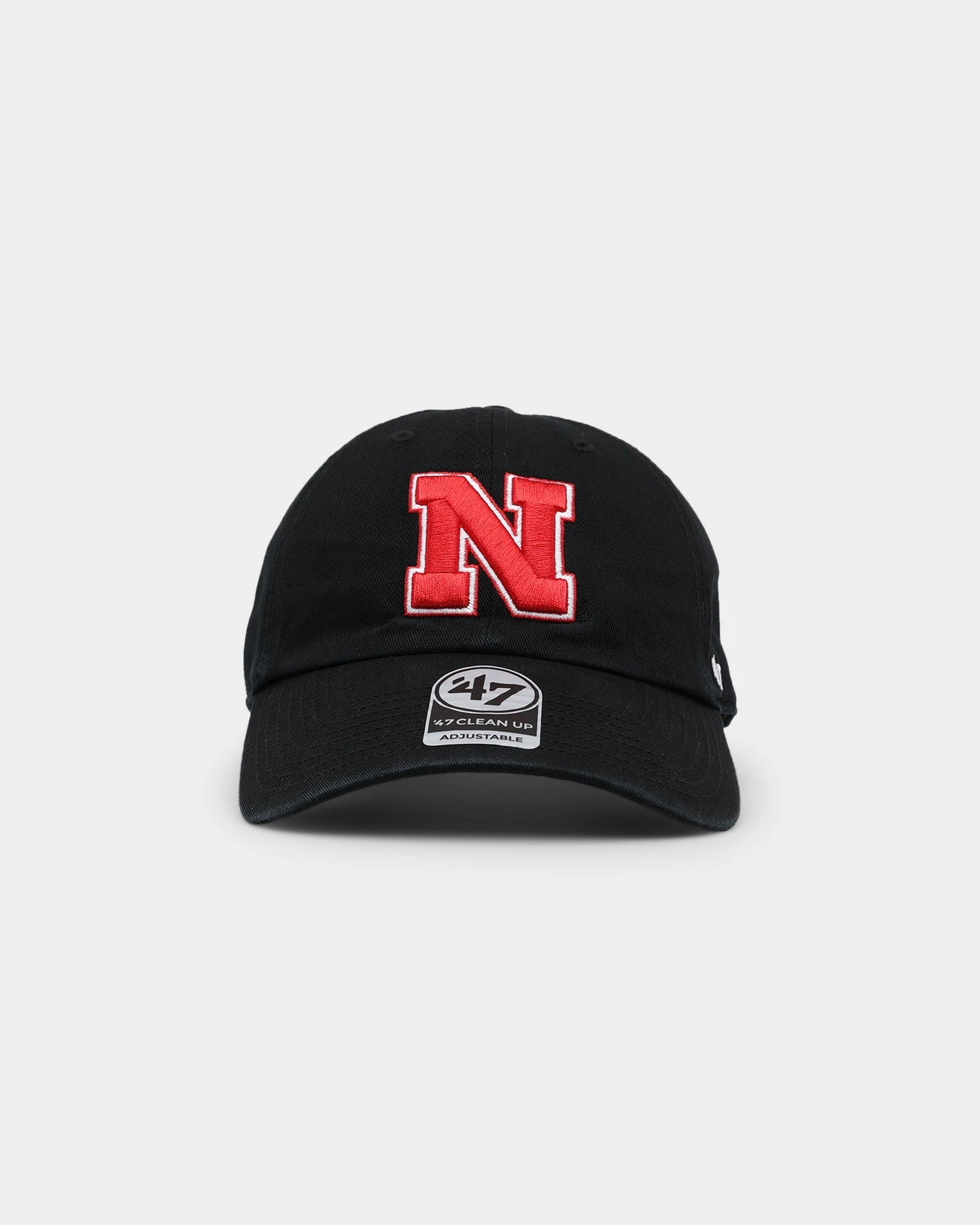 47 Brand Nebraska Cornhuskers '47 Clean Up Strapback Black '47 BRAND 47 Brand Nebraska Cornhuskers '47 Clean Up Strapback Black -Mitchell & Ness Shop 01029560 YB001 default 0010