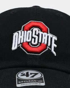 '47 BRAND 47 Brand Ohio State Buckeyes '47 Clean Up Strapback Black -Mitchell & Ness Shop 01029571 YB001 default 0050 2efcf4f1 b5ea 4813 83dd cb381263d959