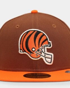 New Era Cincinnati Bengals 'Harvest' 59FIFTY Fitted Dark Brown -Mitchell & Ness Shop 01029640 YD052 default 0050