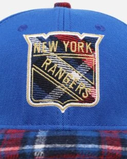 Pro Standard New York Rangers Prep Plaid Snapback Royal Blue -Mitchell & Ness Shop 01029726 YR189 default 0050