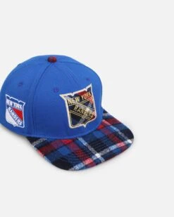Pro Standard New York Rangers Prep Plaid Snapback Royal Blue -Mitchell & Ness Shop 01029726 YR189 default 0070