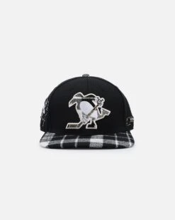Pro Standard Pittsburgh Penguins Pro Prep Plaid Snapback Black