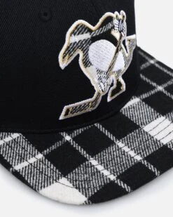 Pro Standard Pittsburgh Penguins Pro Prep Plaid Snapback Black -Mitchell & Ness Shop 01029730 YB001 default 0070