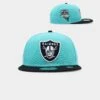 New Era Las Vegas Raiders 'Cool Mint' 2-Tone 59FIFTY Fitted Mint/Black -Mitchell & Ness Shop 01029824 YM370 mens 0010