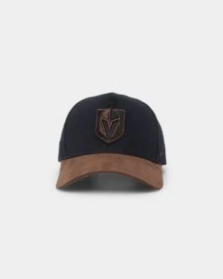 '47 BRAND 47 Brand Vegas Golden Knights Black Dune 47 Offside Snapback Vintage Black/Brown