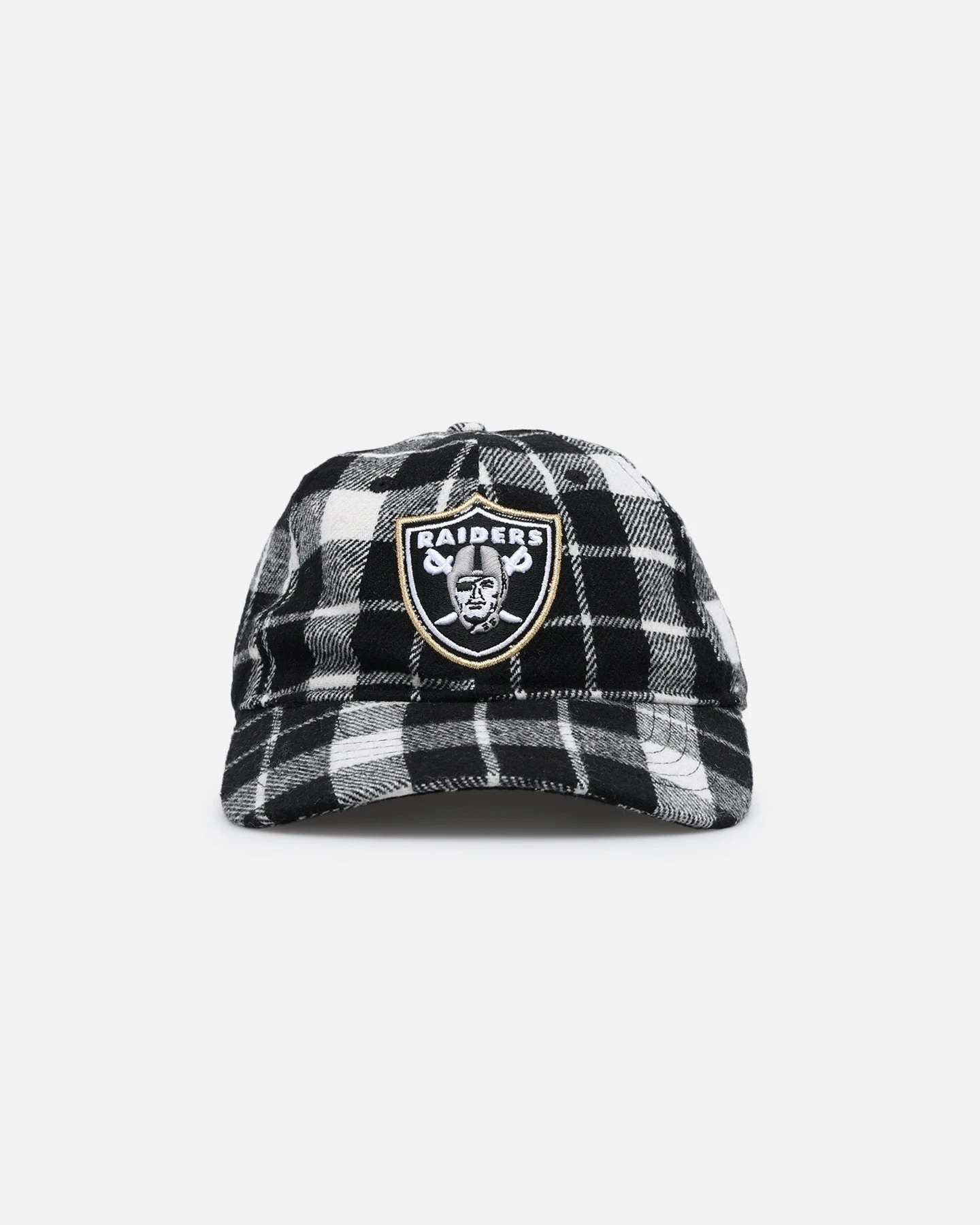 Pro Standard Las Vegas Raiders Pro Prep Dad Strapback White/Black Pro Standard Las Vegas Raiders Pro Prep Dad Strapback White/Black -Mitchell & Ness Shop 01029983 YW110 default 0010