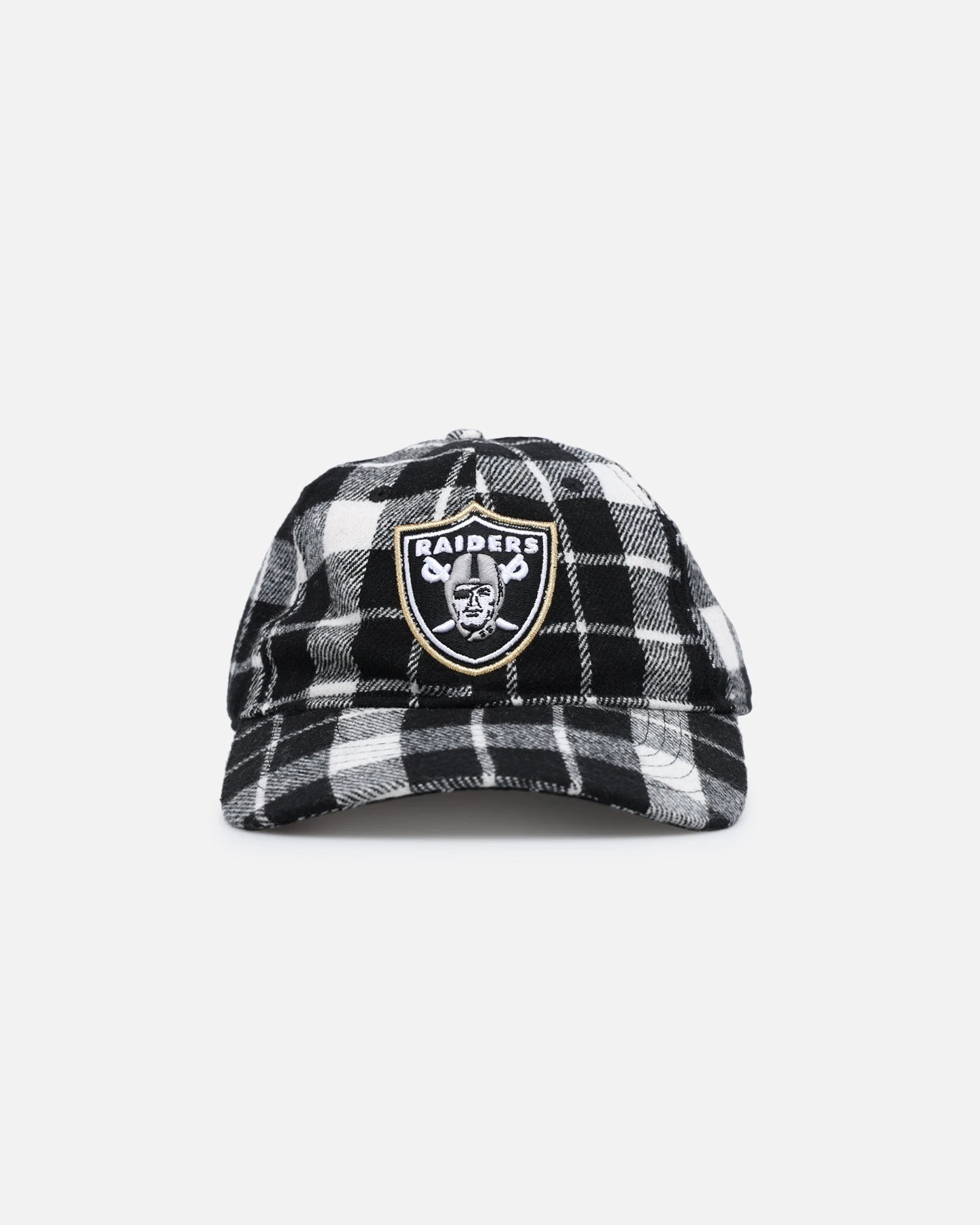 Pro Standard Las Vegas Raiders Pro Prep Dad Strapback White/Black Pro Standard Las Vegas Raiders Pro Prep Dad Strapback White/Black -Mitchell & Ness Shop 01029983 YW110 default 0050