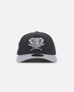 New Era Oakland Athletics 'Shadow Greys' 9FORTY A-Frame Snapback Graphite/Grey -Mitchell & Ness Shop 01030101 YG404 default 0050