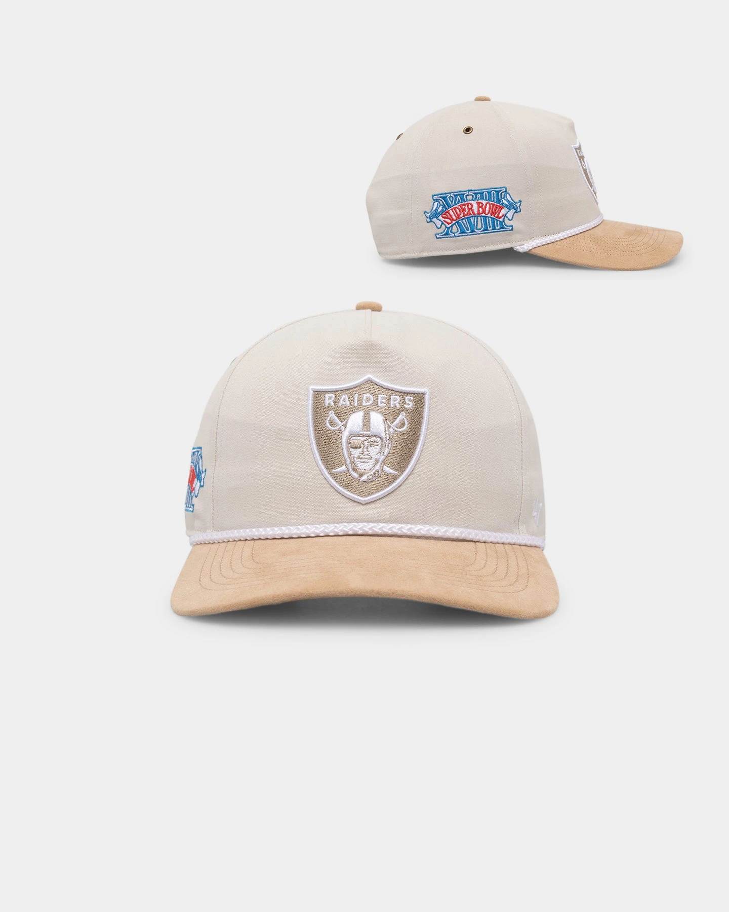 47 Brand Las Vegas Raiders Sand Dune Snapback Bone/Khaki '47 BRAND 47 Brand Las Vegas Raiders Sand Dune Snapback Bone/Khaki -Mitchell & Ness Shop 01030105 YD949 default 0005