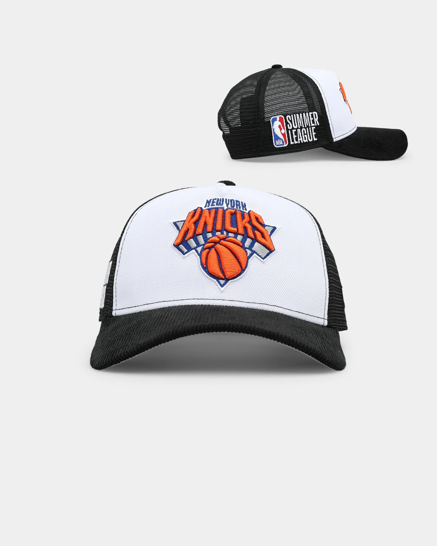 New Era New York Knicks 'NBA Summer League' 9FORTY A-Frame Snapback Black/White New Era New York Knicks 'NBA Summer League' 9FORTY A-Frame Snapback Black/White -Mitchell & Ness Shop 01030278 YB012 default 0010
