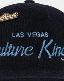 Hood X Culture Kings Las Vegas Collab Original Corduroy Snapback Navy -Mitchell & Ness Shop 01030456 YN200 default 0050