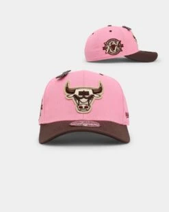 Mitchell & Ness Chicago Bulls 'Bacon Sugar' Fitted Pink