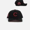 New Era Chicago Cubs 'Satin Scarlet' 9FORTY A-Frame Snapback Black/Scarlet -Mitchell & Ness Shop 01030527 YB321 default 0010