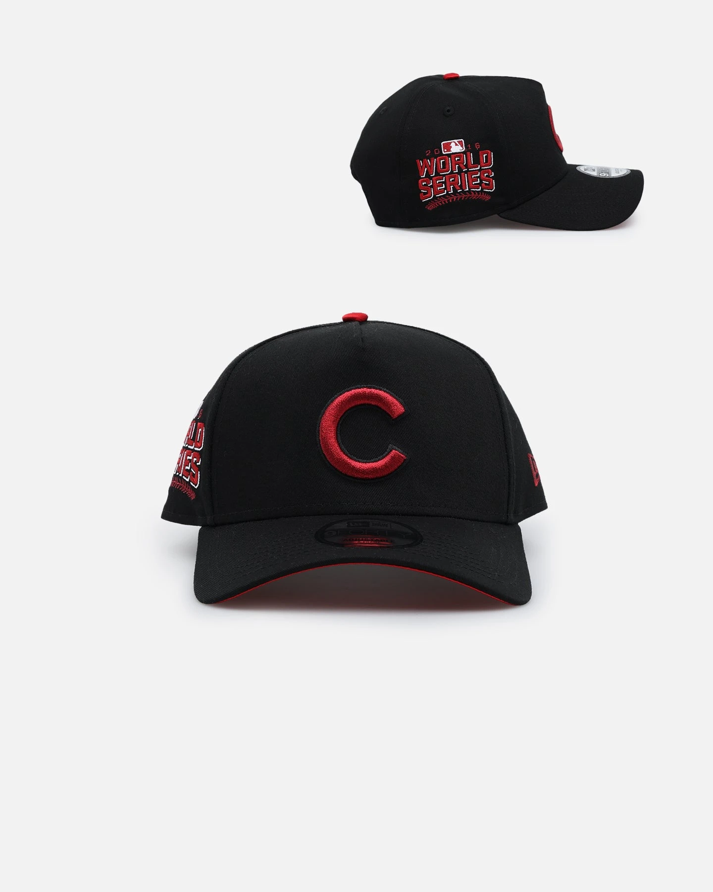 New Era Chicago Cubs 'Satin Scarlet' 9FORTY A-Frame Snapback Black/Scarlet New Era Chicago Cubs 'Satin Scarlet' 9FORTY A-Frame Snapback Black/Scarlet -Mitchell & Ness Shop 01030527 YB321 default 0010