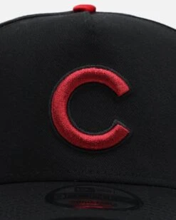 New Era Chicago Cubs 'Satin Scarlet' 9FORTY A-Frame Snapback Black/Scarlet 6 New Era Chicago Cubs 'Satin Scarlet' 9FORTY A-Frame Snapback Black/Scarlet -Mitchell & Ness Shop 01030527 YB321 default 0050