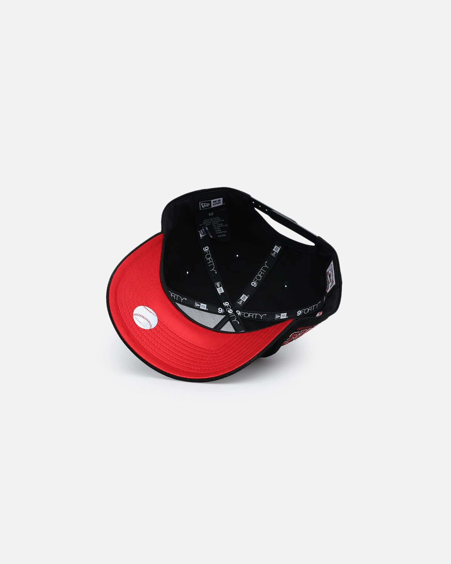 New Era Chicago Cubs 'Satin Scarlet' 9FORTY A-Frame Snapback Black/Scarlet New Era Chicago Cubs 'Satin Scarlet' 9FORTY A-Frame Snapback Black/Scarlet -Mitchell & Ness Shop 01030527 YB321 default 0060