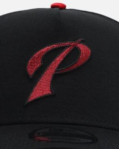 New Era San Diego Padres 'Satin Scarlet' 9FORTY A-Frame Snapback Black/Scarlet 6 New Era San Diego Padres 'Satin Scarlet' 9FORTY A-Frame Snapback Black/Scarlet -Mitchell & Ness Shop 01030536 YB321 default 0050