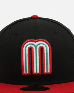 New Era Mexico National Baseball Team 'World Baseball Classic Mexico' 59FIFTY Fitted Black/Scarlet 6 New Era Mexico National Baseball Team 'World Baseball Classic Mexico' 59FIFTY Fitted Black/Scarlet -Mitchell & Ness Shop 01031196 YB321 default 0050