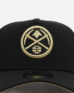 New Era Denver Nuggets 'NBA Gold Links' 9FORTY A-Frame Snapback Black/Gold -Mitchell & Ness Shop 01031430 YB003 default 0050