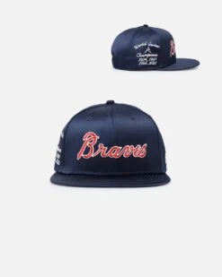 New Era Atlanta Braves 'Satin Script' 9FIFTY Snapback OTC
