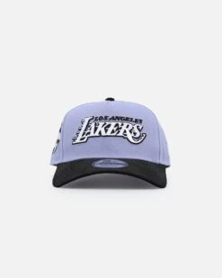 New Era Los Angeles Lakers 9FORTY A-Frame Snapback Lavender/Black
