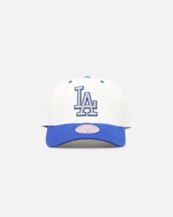 Mitchell & Ness Los Angeles Dodgers Go Team Go Snapback White Cream/Blue