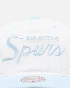 Mitchell & Ness San Antonio Spurs 'Pastel Corduroy' Deadstock Snapback White Cream/Light Blue -Mitchell & Ness Shop 01032445 YX677 default 0050
