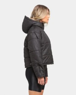 Dead Studios Women's Glitter Bomb Puffer Black -Mitchell & Ness Shop 02025469 YB001 womens 0240