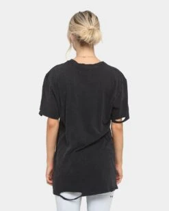 Dead Studios Paradise Vintage Short Sleeve T-Shirt Washed Black -Mitchell & Ness Shop 02026615 YW607 womens 0040