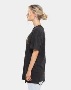 Dead Studios Paradise Vintage Short Sleeve T-Shirt Washed Black -Mitchell & Ness Shop 02026615 YW607 womens 0070
