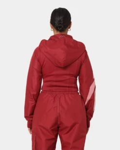 Reebok Women's Cardi B X Reebok Corset Hoodie Triathlon Red -Mitchell & Ness Shop 02029037 YR001 womens 0040